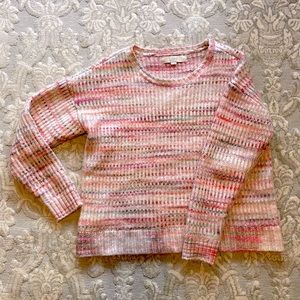 Pink LOFT fluffy sweater